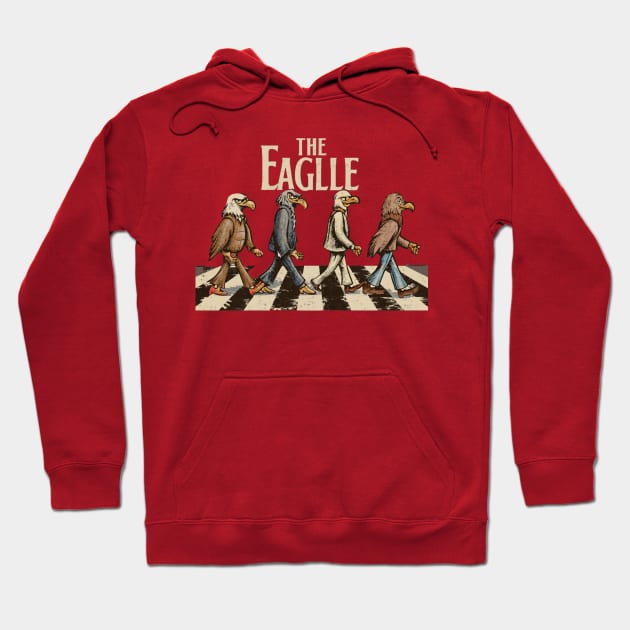 the eagles band retro Hoodie by Aldrvnd